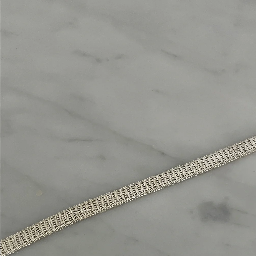 Vintage 1980s Sterling Silver Bracelet - Picture 7 of 12